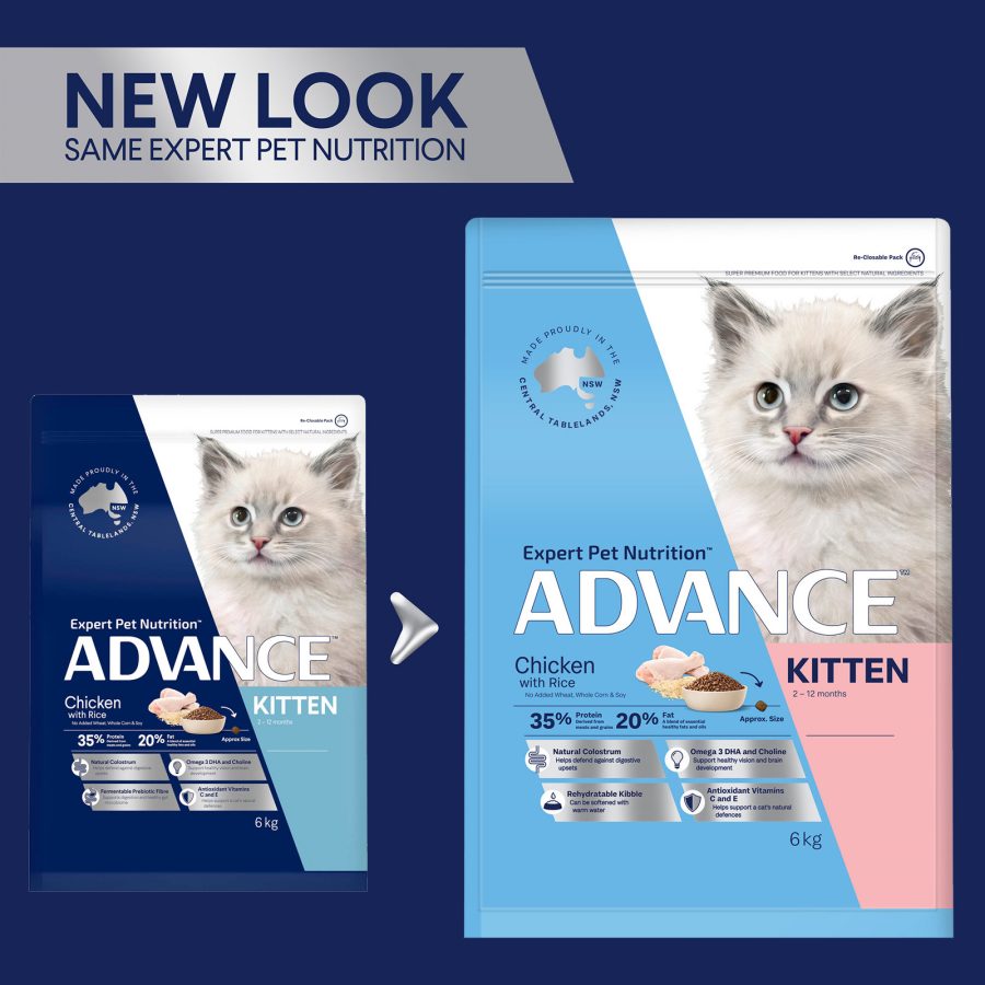 Advance Kitten Dry Cat Food Chicken with Rice