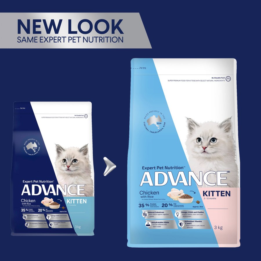 Advance Kitten Dry Cat Food Chicken with Rice