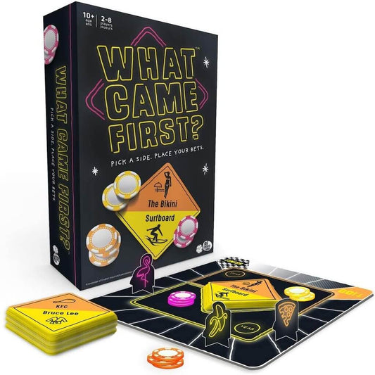 What Came First, A Party Game About Picking Sides and Betting Big