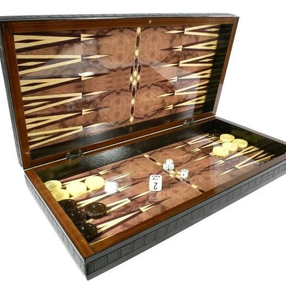 WorldWise Imports Marrakesh Decoupage Backgammon Set